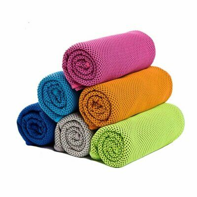 Instant Ice Cooling Towel For Sports Workout Fitness Gym Yoga Hiking Pilates
