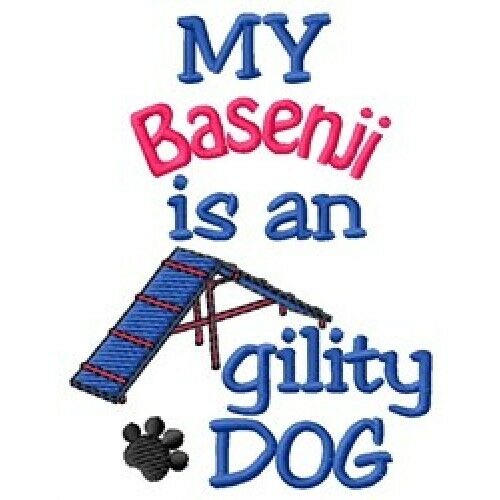 My Basenji Is An Agility Dog Sweatshirt - Dc1782l Size S - Xxl